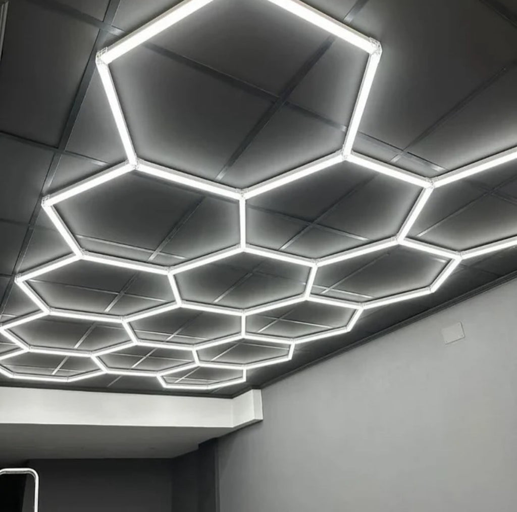 Hexagon LED ceiling light