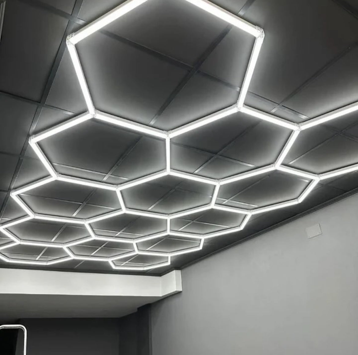 Hexagon LED plafondverlichting