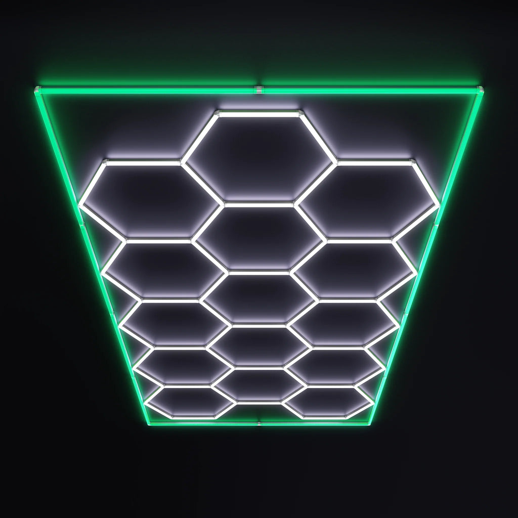 Hexagon LED ceiling light