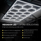 Hexagon LED ceiling light