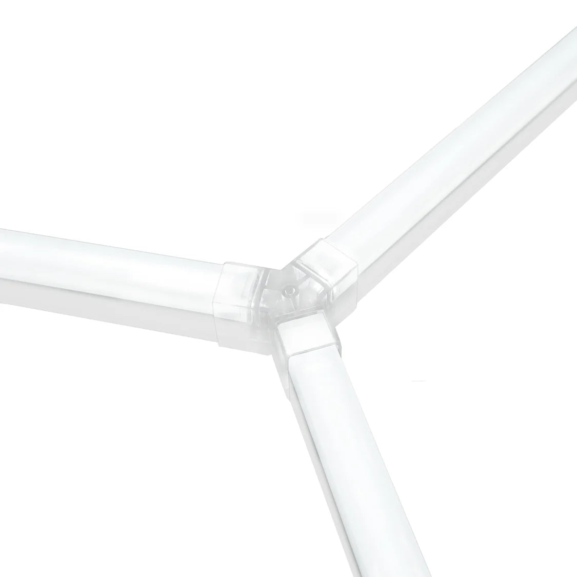 2x Hexagon LED sets + 120 zwarte & 120 grijze kliktegels (38,4 m²)