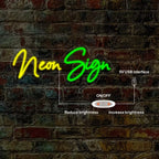 Customizable Neon LED Bord