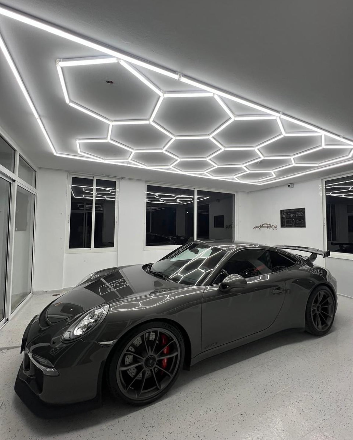 Hexagon LED plafondverlichting