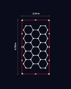 Hexagon LED ceiling light