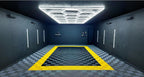 Hexagon LED ceiling light