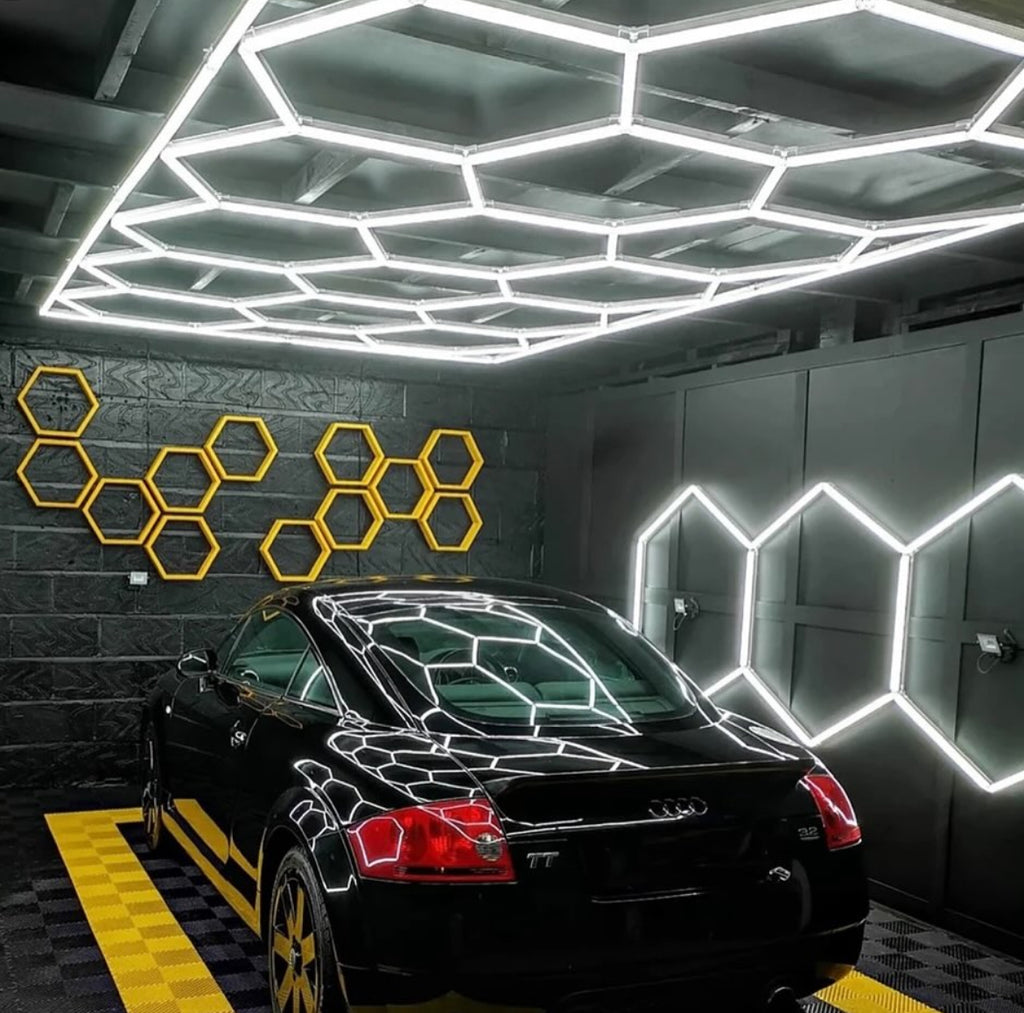 Hexagon LED ceiling light