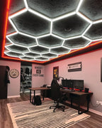 Hexagon LED ceiling light