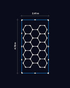 Hexagon LED ceiling light