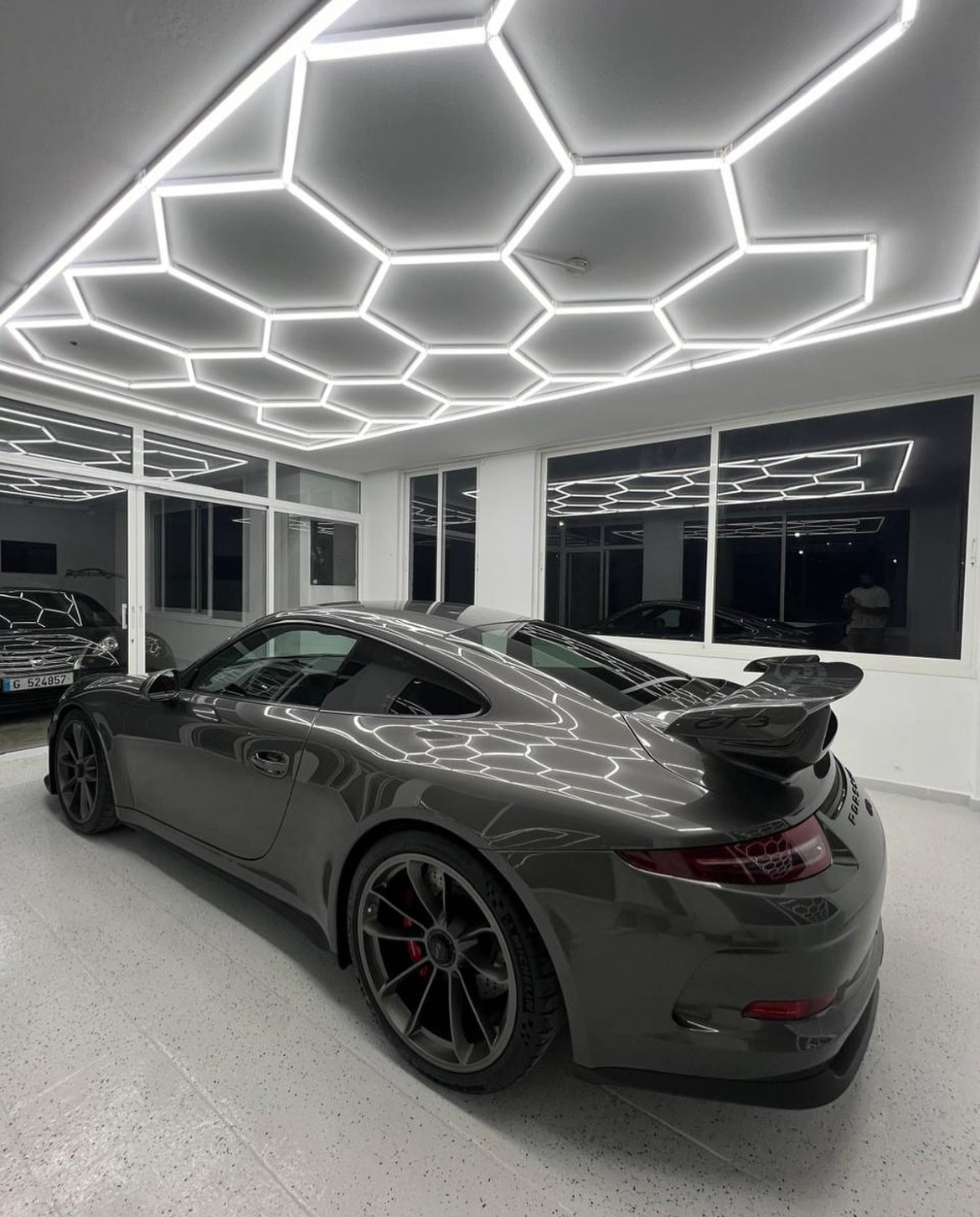 Hexagon LED plafondverlichting