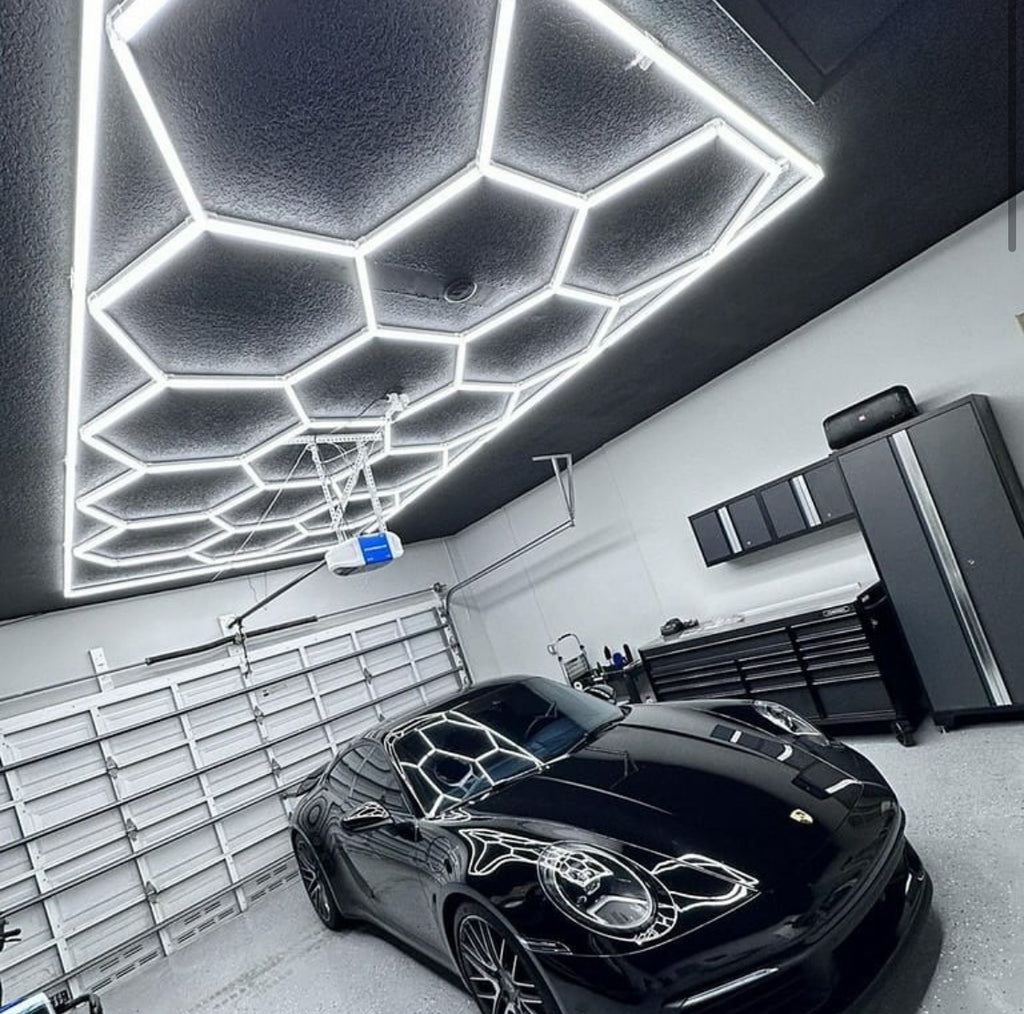 Hexagon LED ceiling light