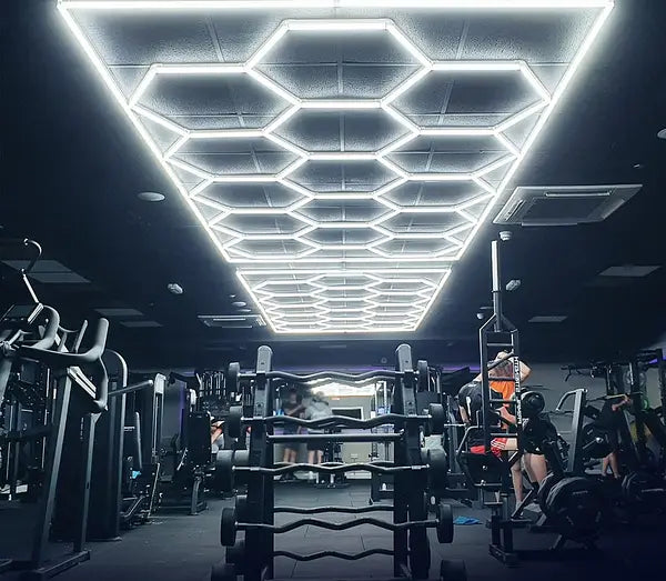 Hexagon LED ceiling light