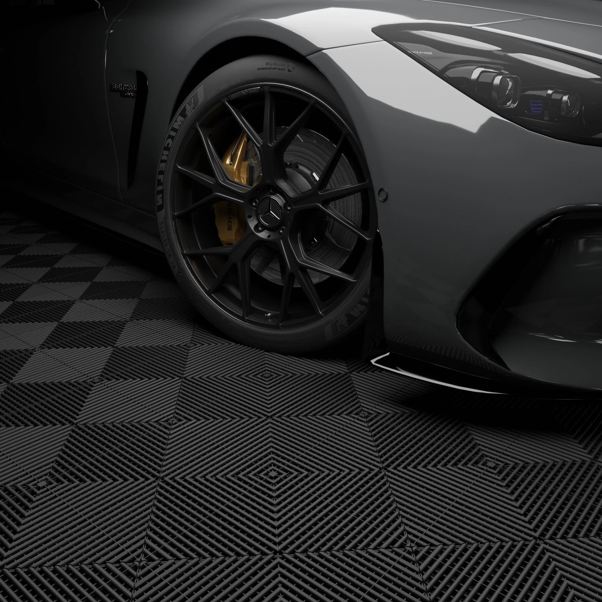 Kliktegel open Grijs