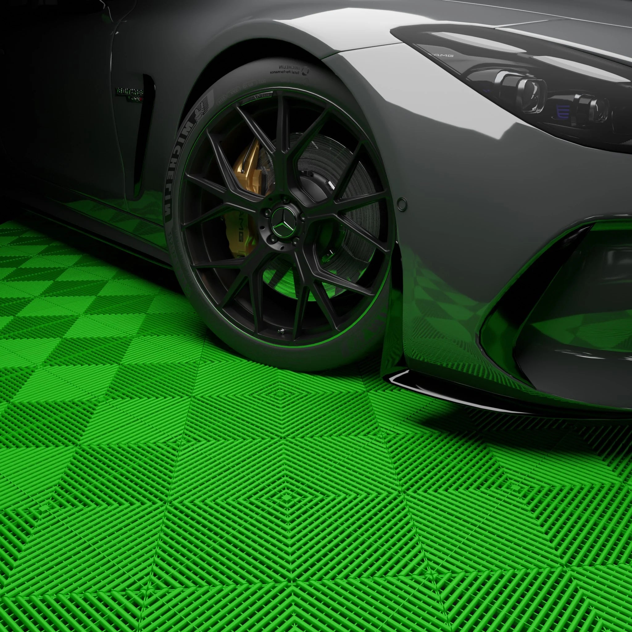 Kliktegel open Groen