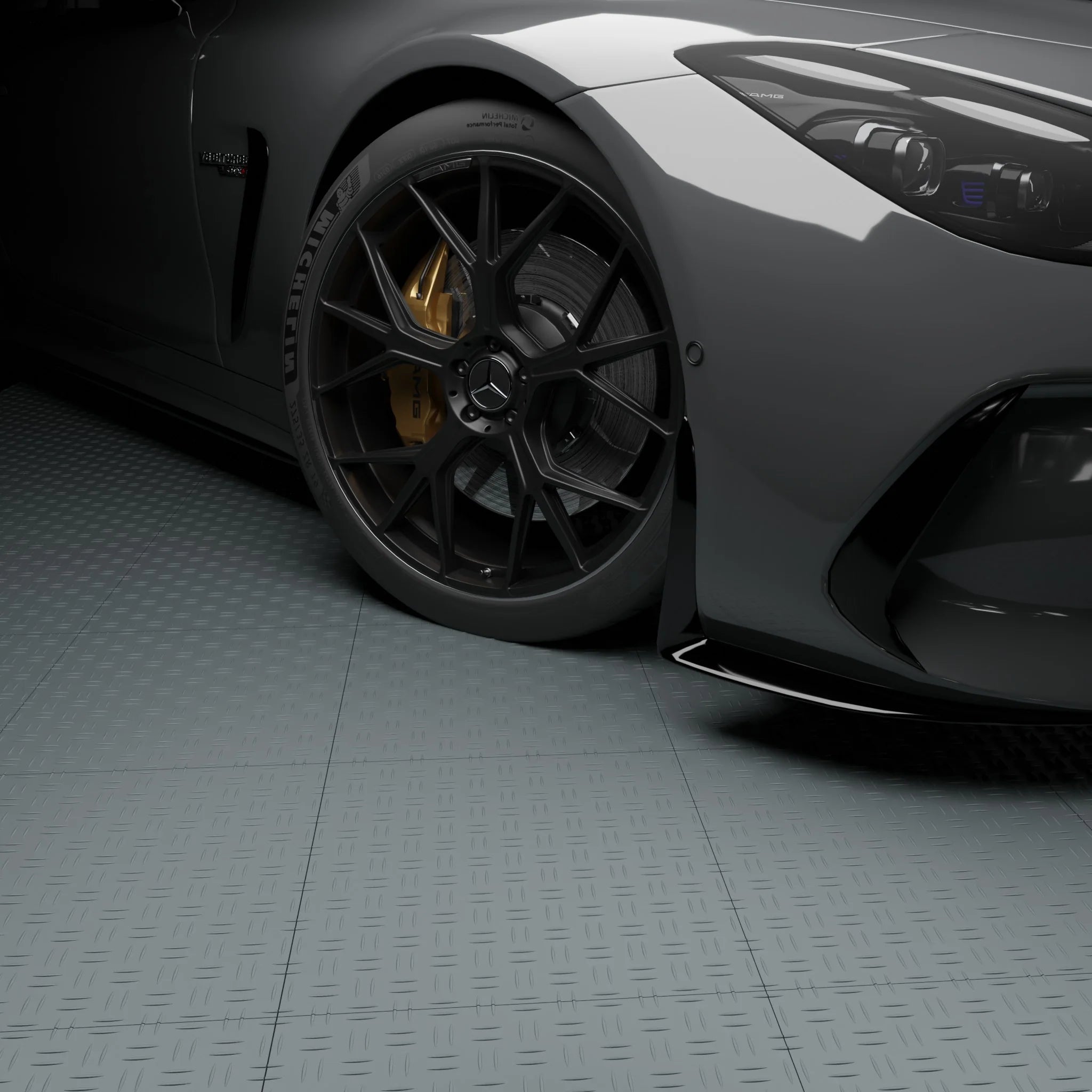 Kliktegel dicht Grijs – Set van 50