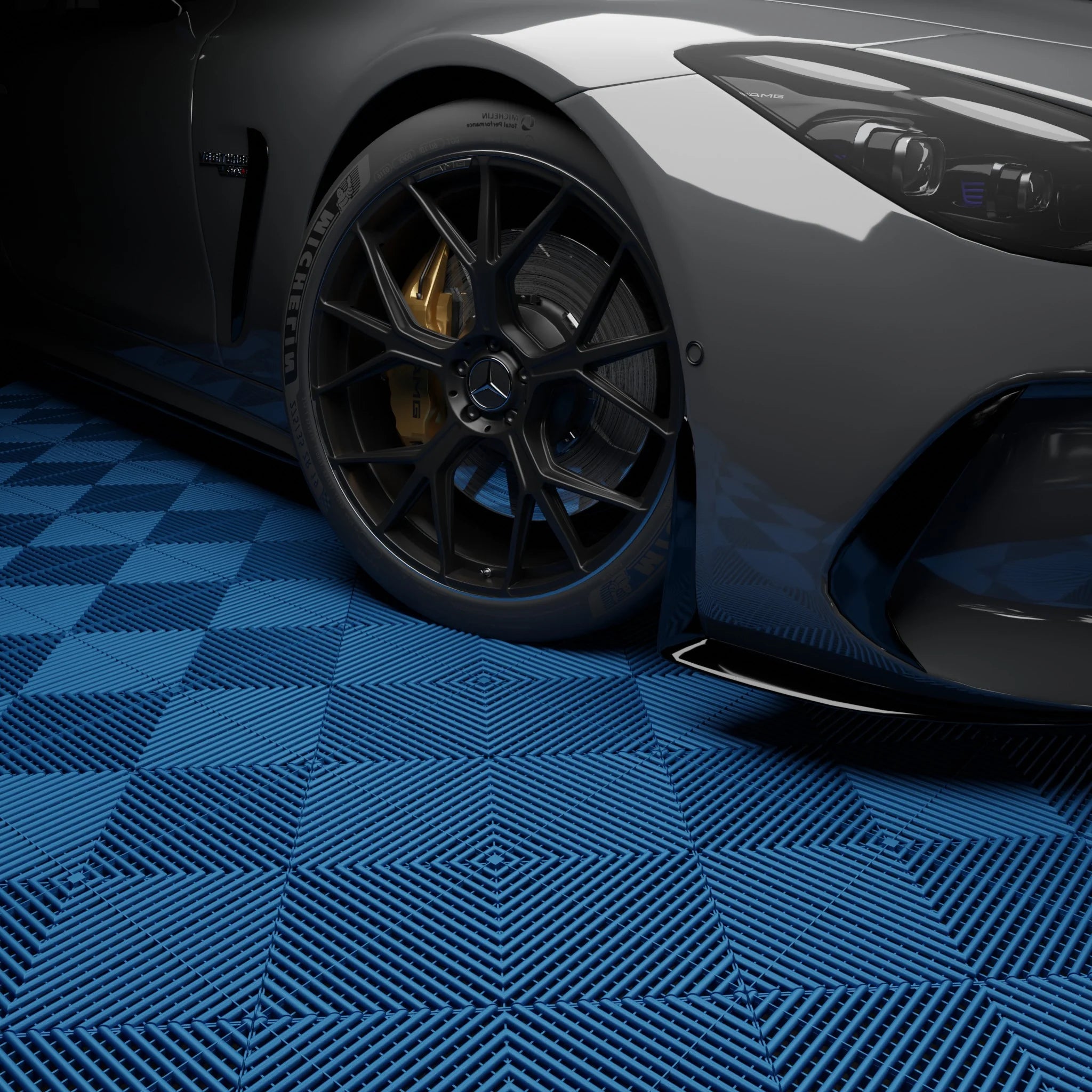 Kliktegel open Blauw