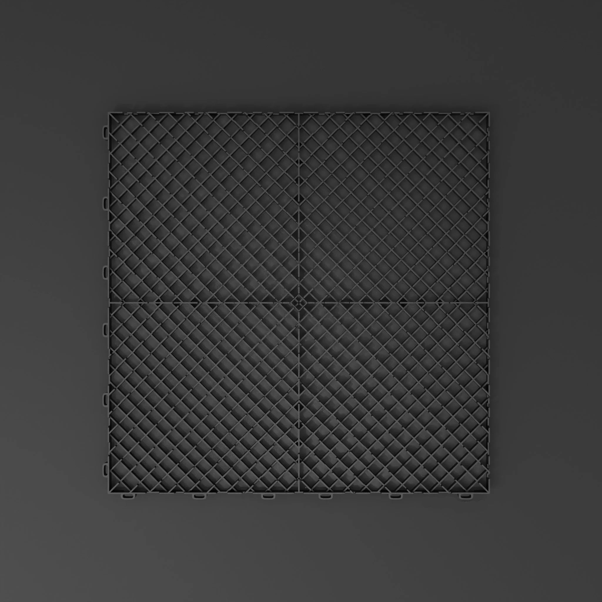 Kliktegel dicht Zwart – Set van 50