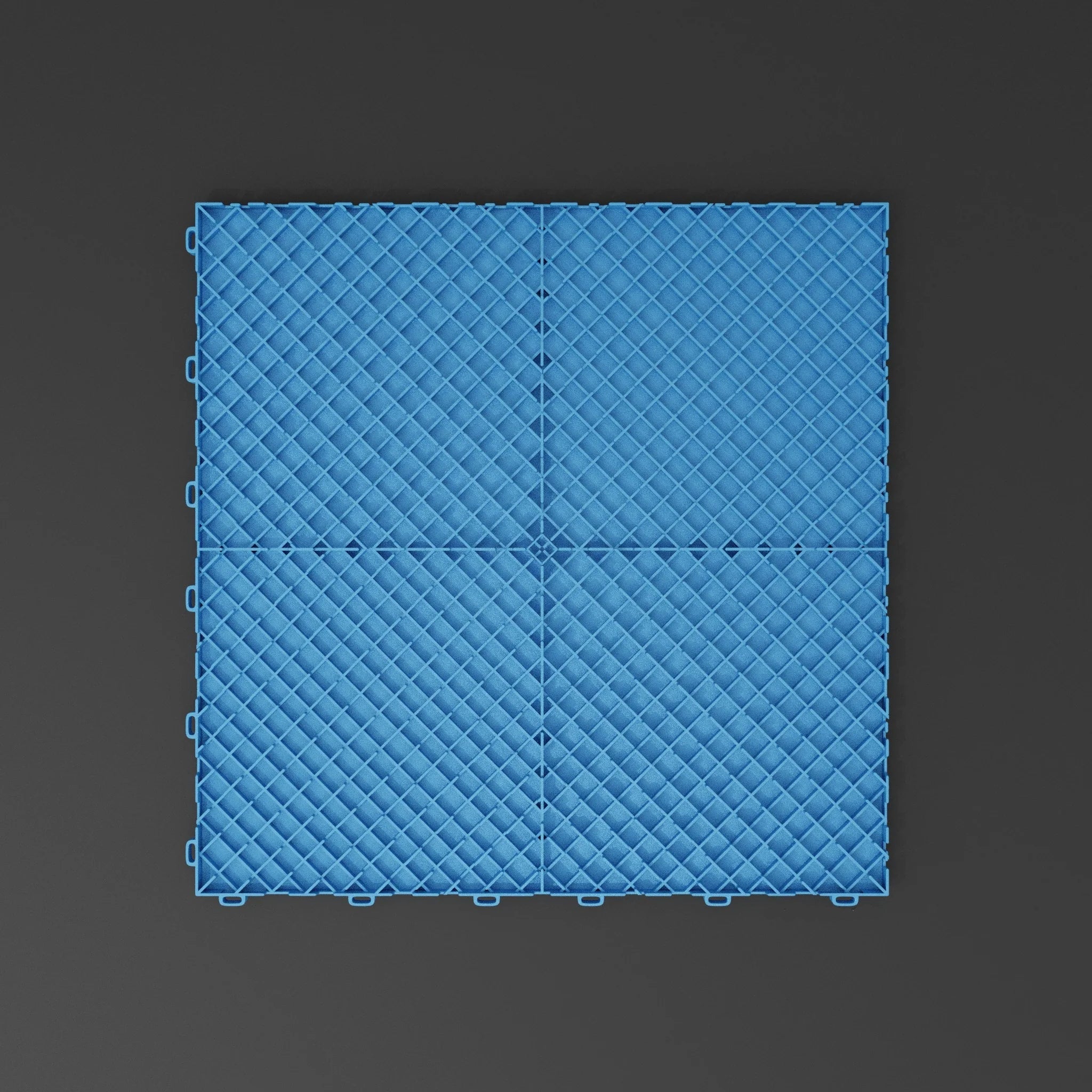 Kliktegel dicht Blauw – Set van 50