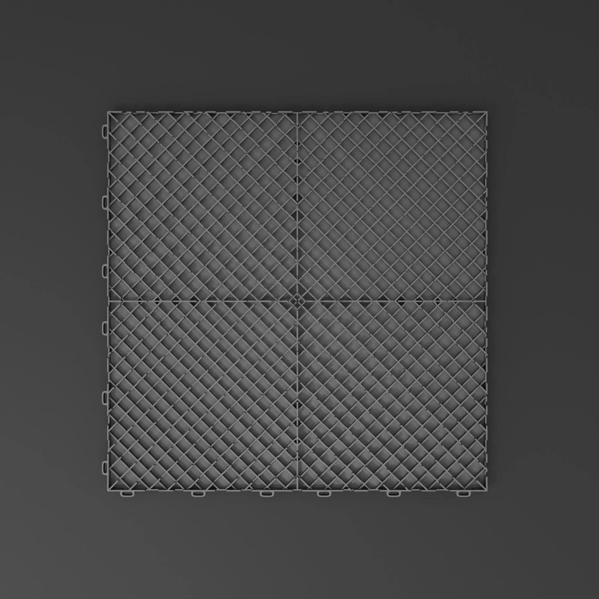 Kliktegel dicht Antraciet – Set van 50