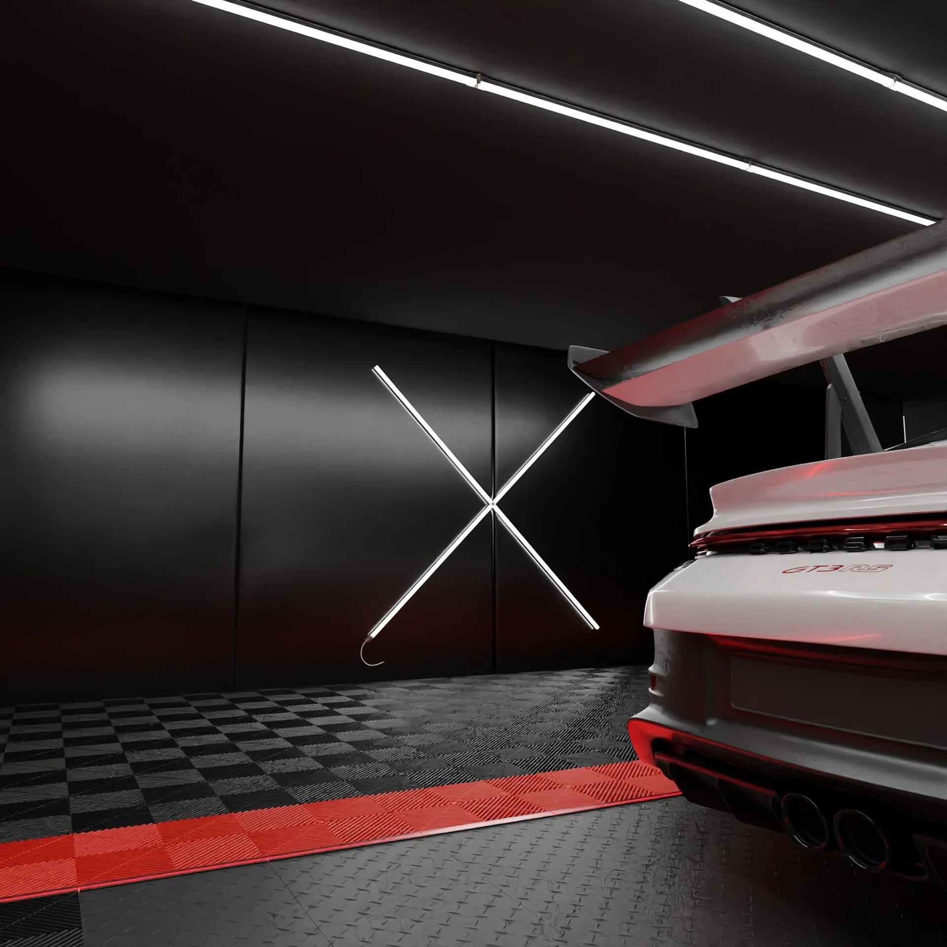 X LED wandverlichting (Wit)