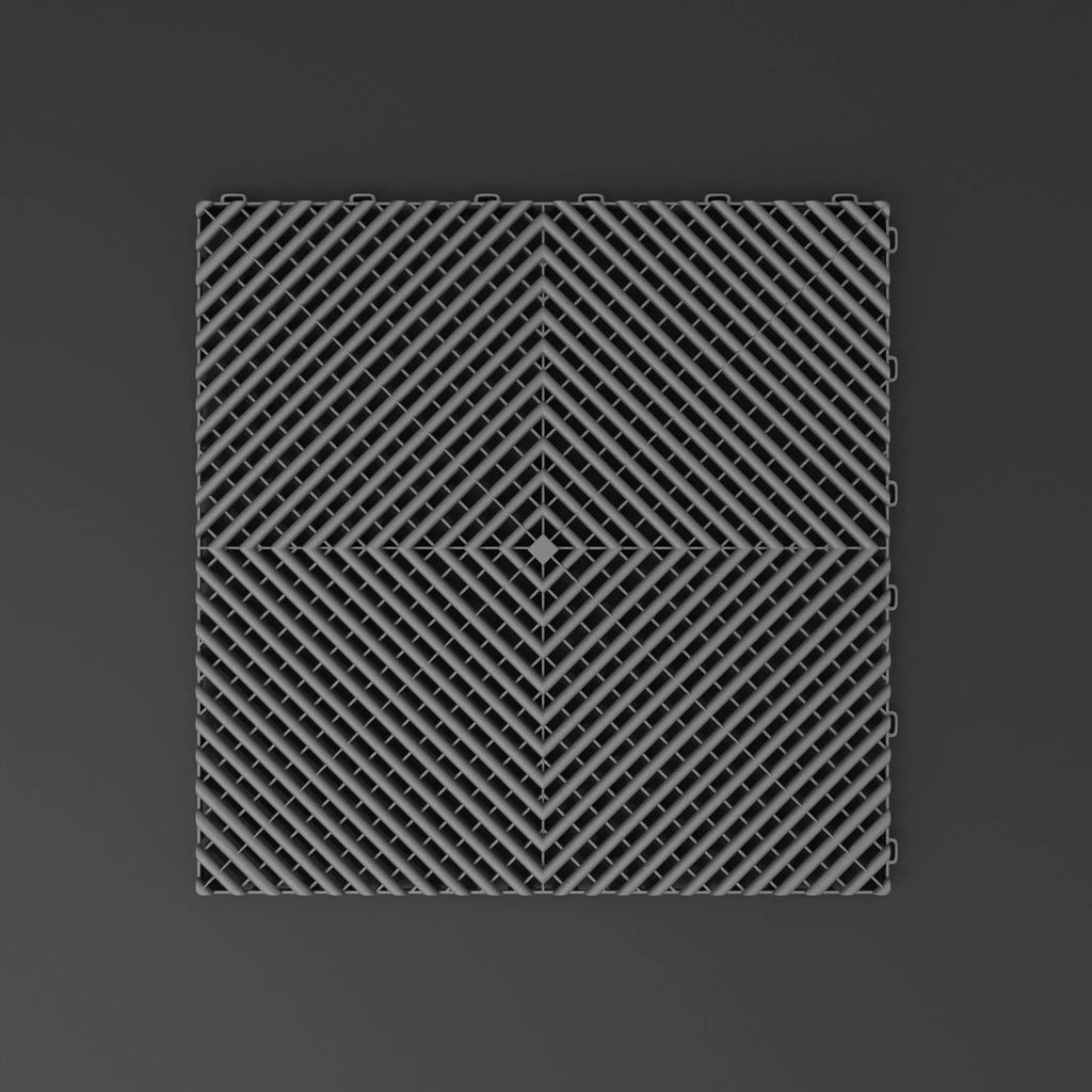 Kliktegel open Grijs