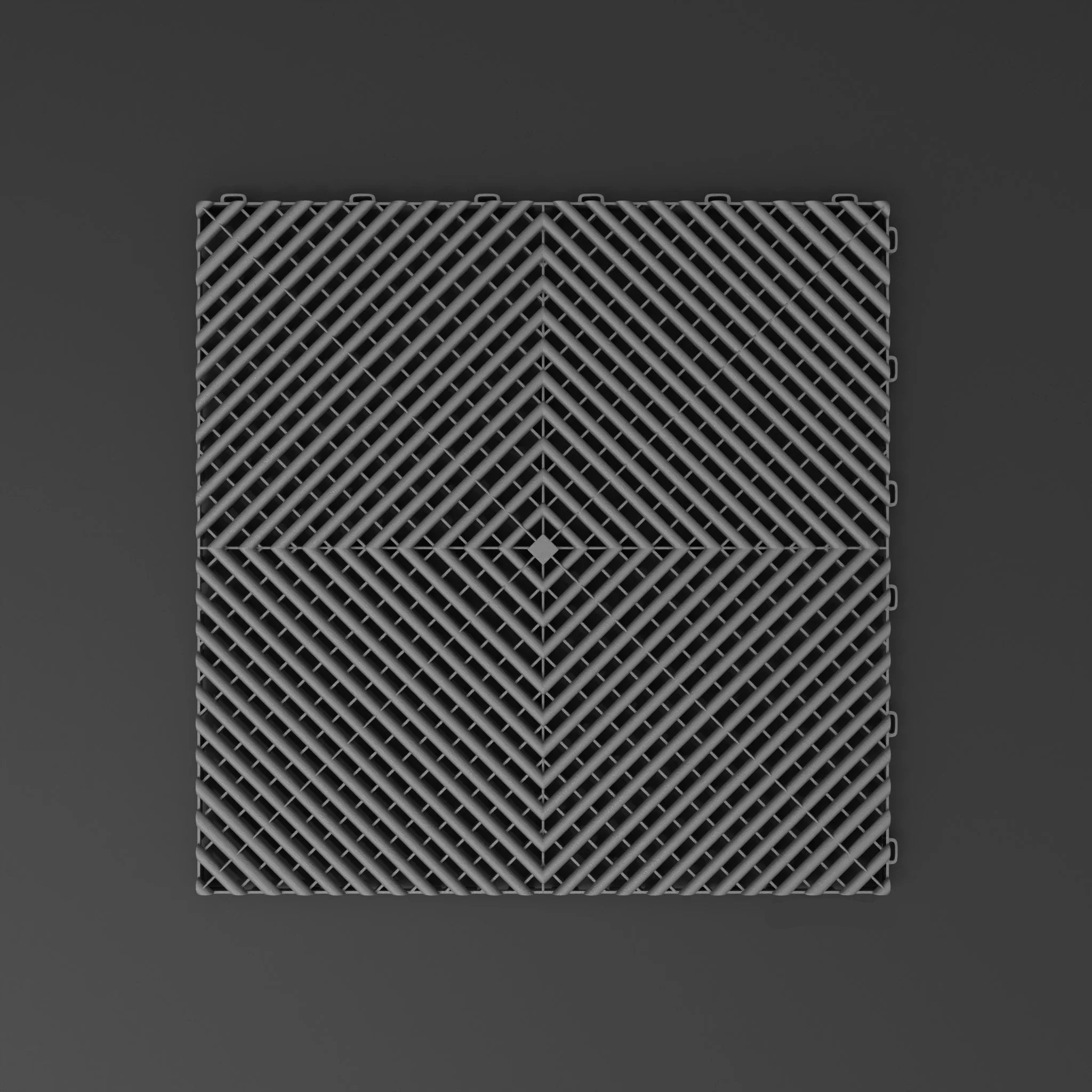 Kliktegel open Grijs