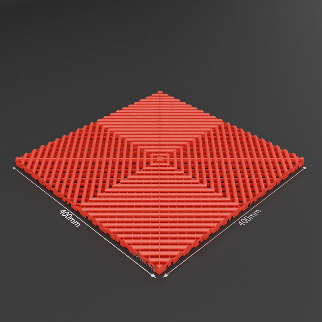 Open Click Tile Red