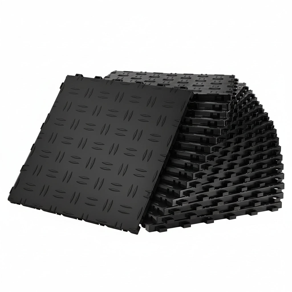 Garagetegel Zwart – 30,5×30,5cm – Set van 50