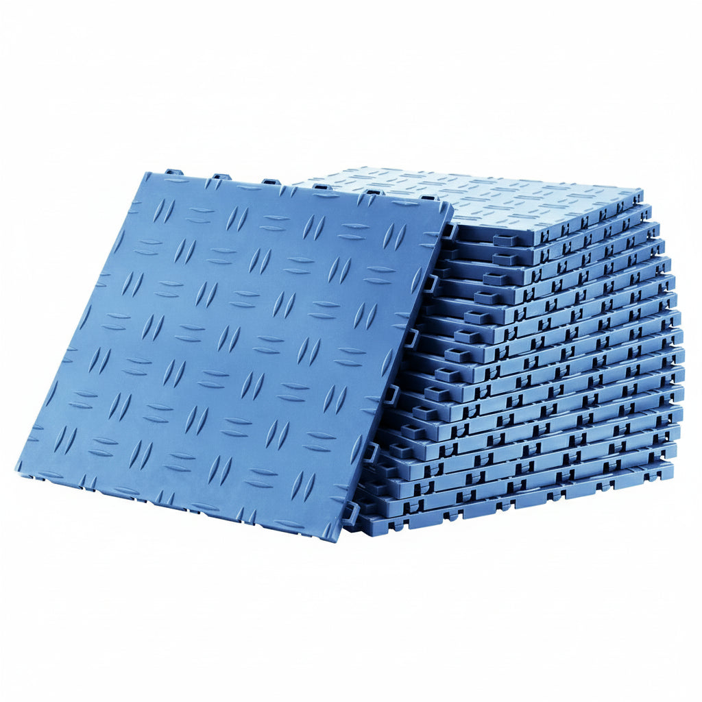 Garagetegel Blauw – 30,5×30,5cm – Set van 50