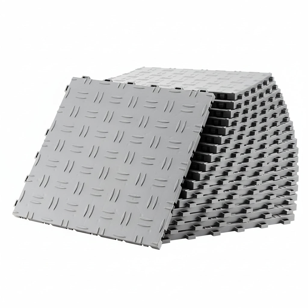 Garagetegel Grijs – 30,5×30,5cm – Set van 50