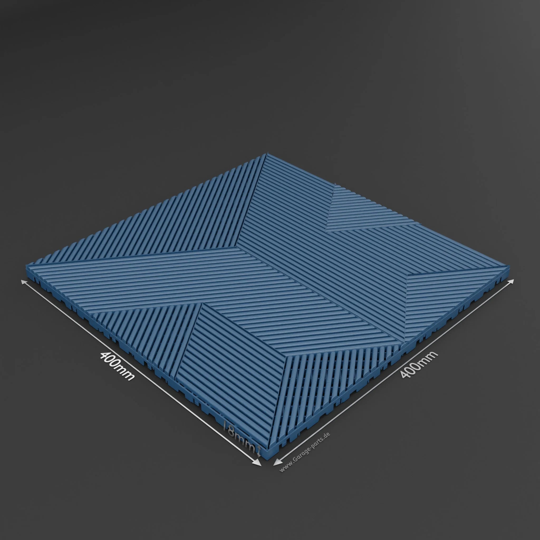 Kliktegel 3D Ocean Blauw